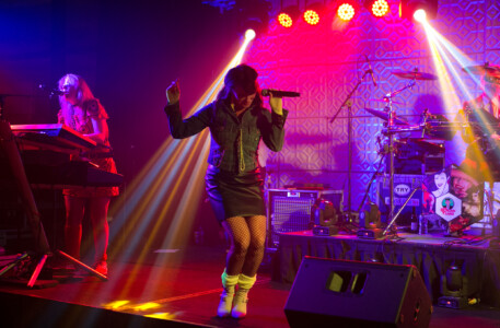 Corporate events often include fun events like concerts, we love shooting these.